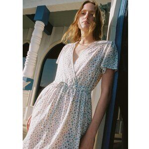 NWT Christy Dawn The Dawn Dress in Bleu Tulips, size Small